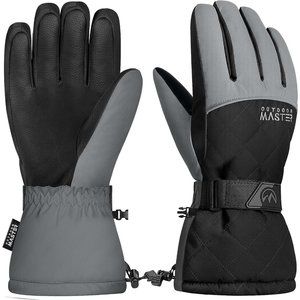 OutdoorMaster Ski & Snow Gloves, Winter Waterproof Thermal Gloves for Women